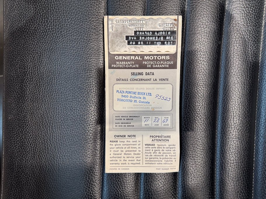 1969 Pontiac Acadian PRIX EN USD Blue Montreal - photo #43