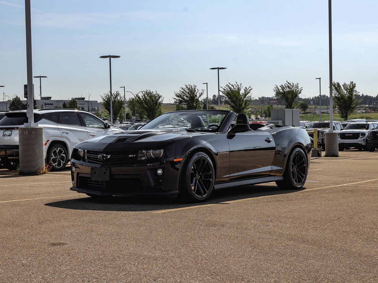 2014 Chevrolet Camaro 2dr Conv ZL1 Black Sherwood Park - photo #3