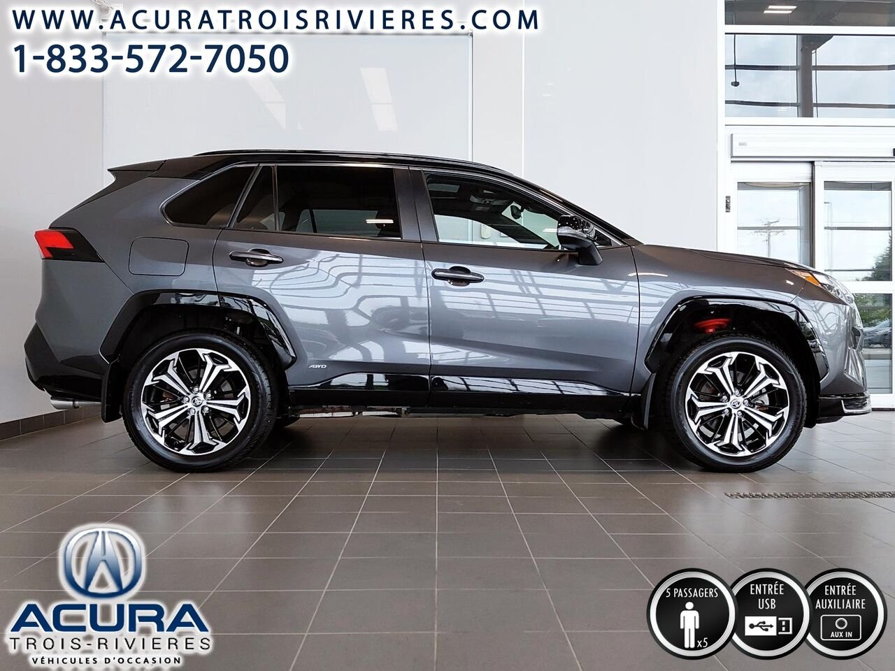 2025 Toyota RAV4 hybride rechargeable Silver Trois-Rivières - photo #2