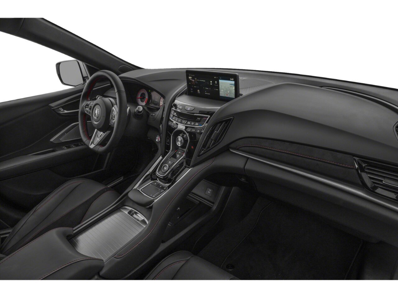 Acura RDX A-Spec 2023 PLATINUM WHITE PEARL(NH-883PX)-RED Saint-Eustache - photo #3