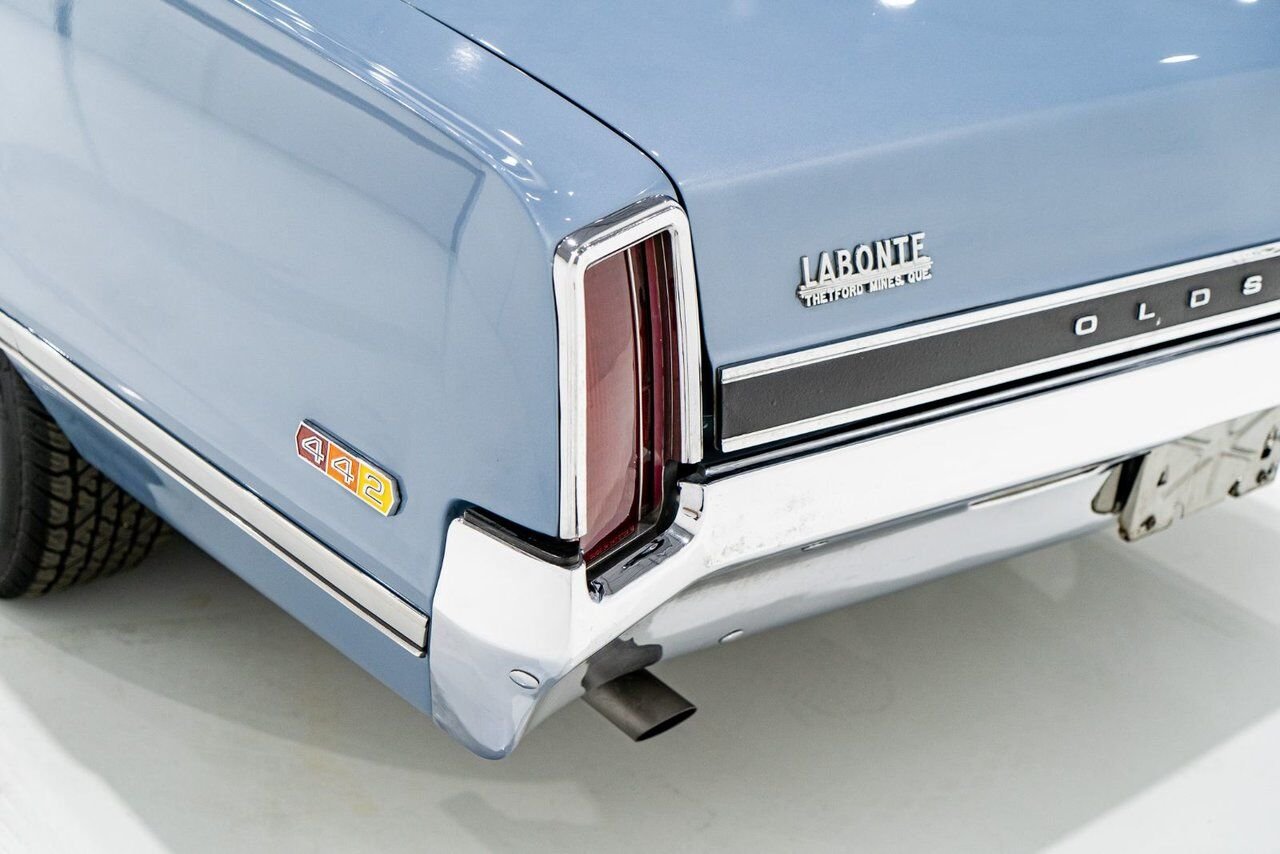 1966 Oldsmobile 442 PRIX EN USD | Matching# 400cu.in. 4-Speed Blue Montreal - photo #42