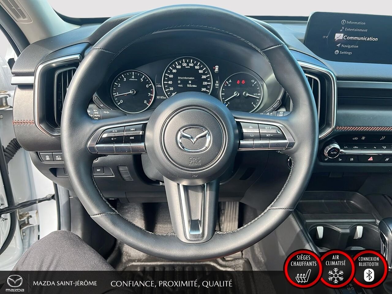 Mazda CX-50 GT | TOIT PANORAMIQUE | CUIR BRUN | AWD | 2025 Blanc Saint-Jérôme - photo #13