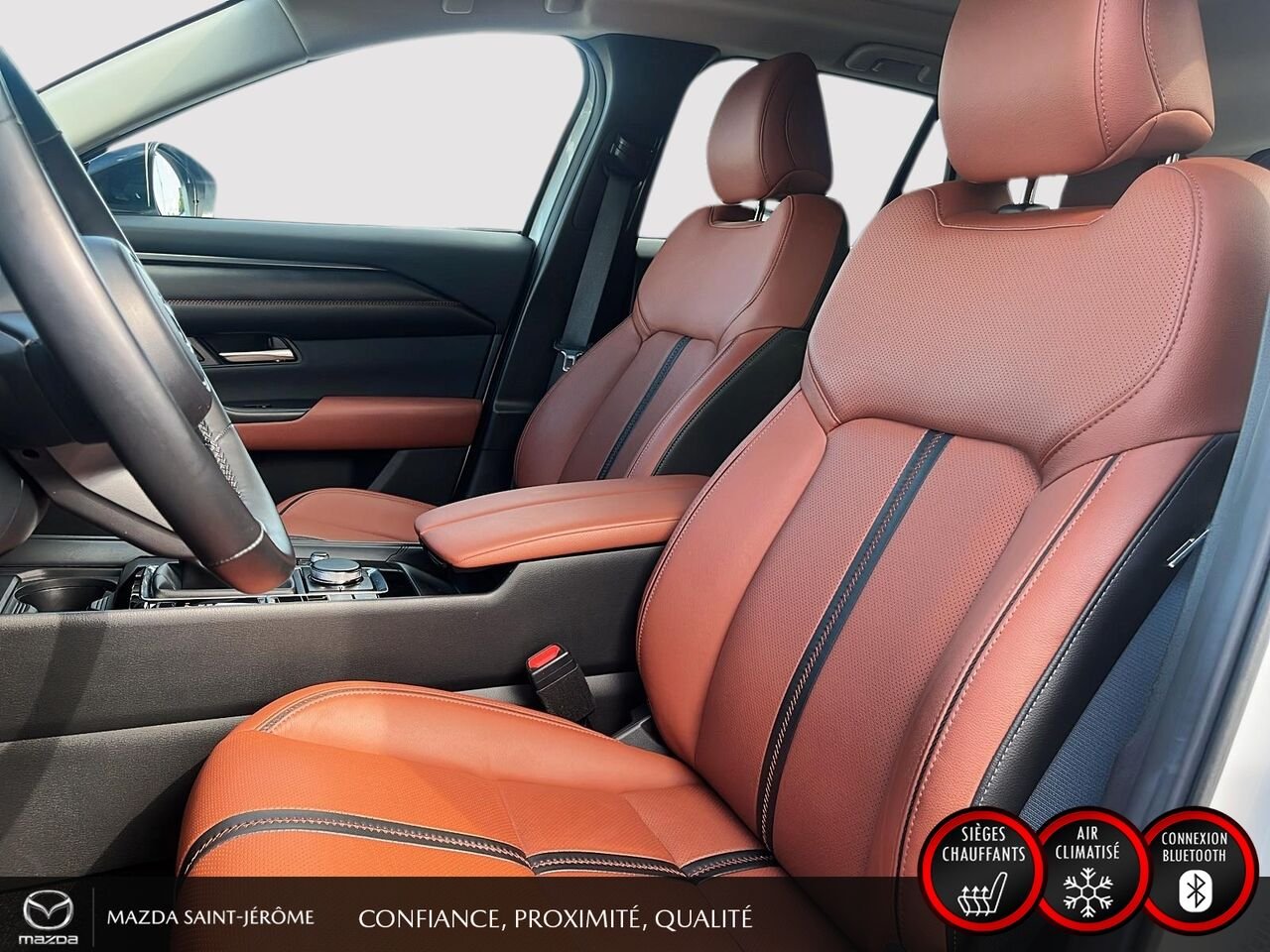Mazda CX-50 GT | TOIT PANORAMIQUE | CUIR BRUN | AWD | 2025 Blanc Saint-Jérôme - photo #17