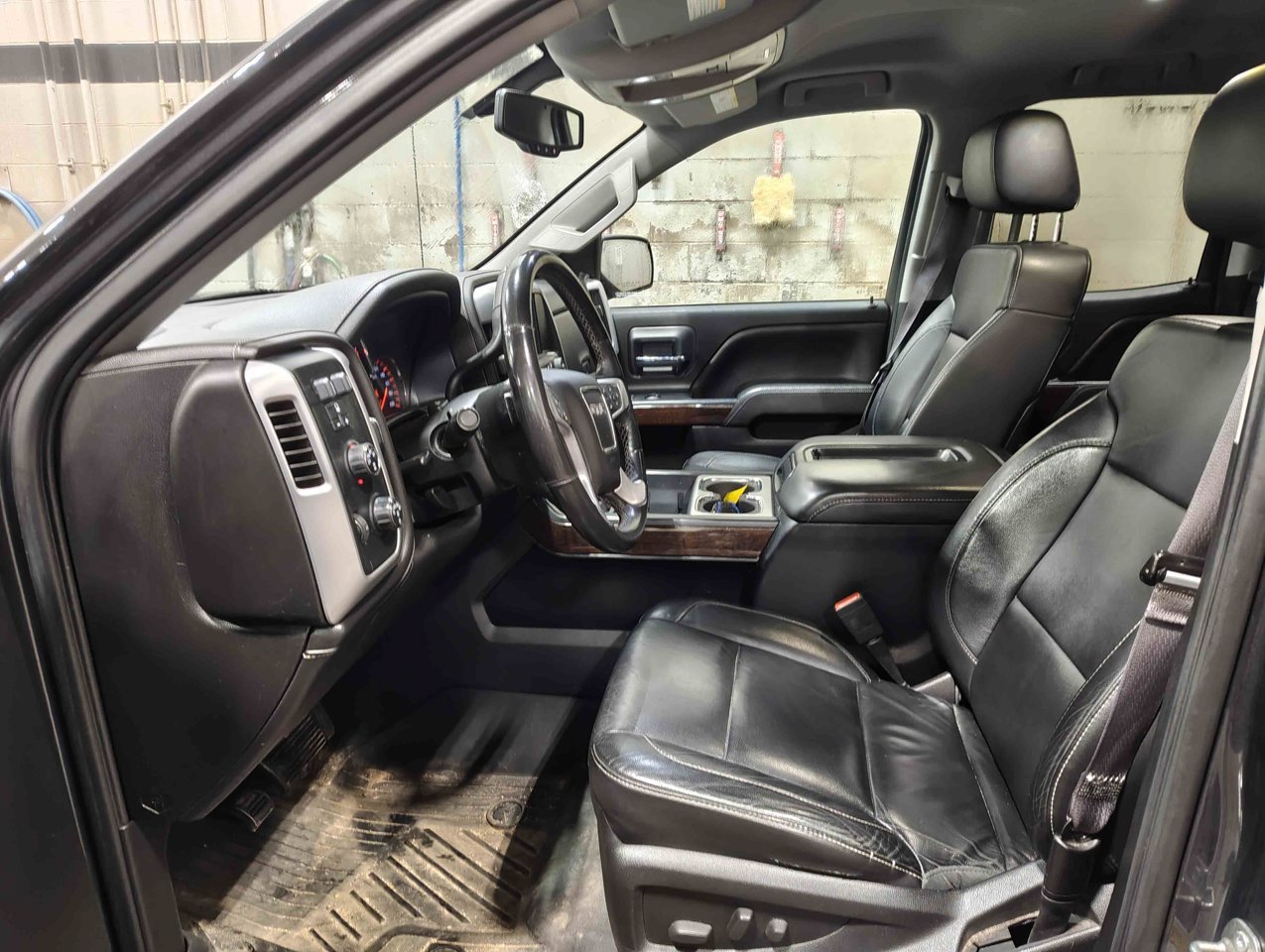 2015 GMC Sierra 1500 4WD Double Cab 143.5 SLT Black Sherwood Park - photo #7