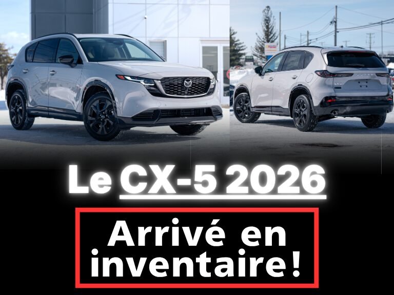 Cx-5 2026 sont arrivé