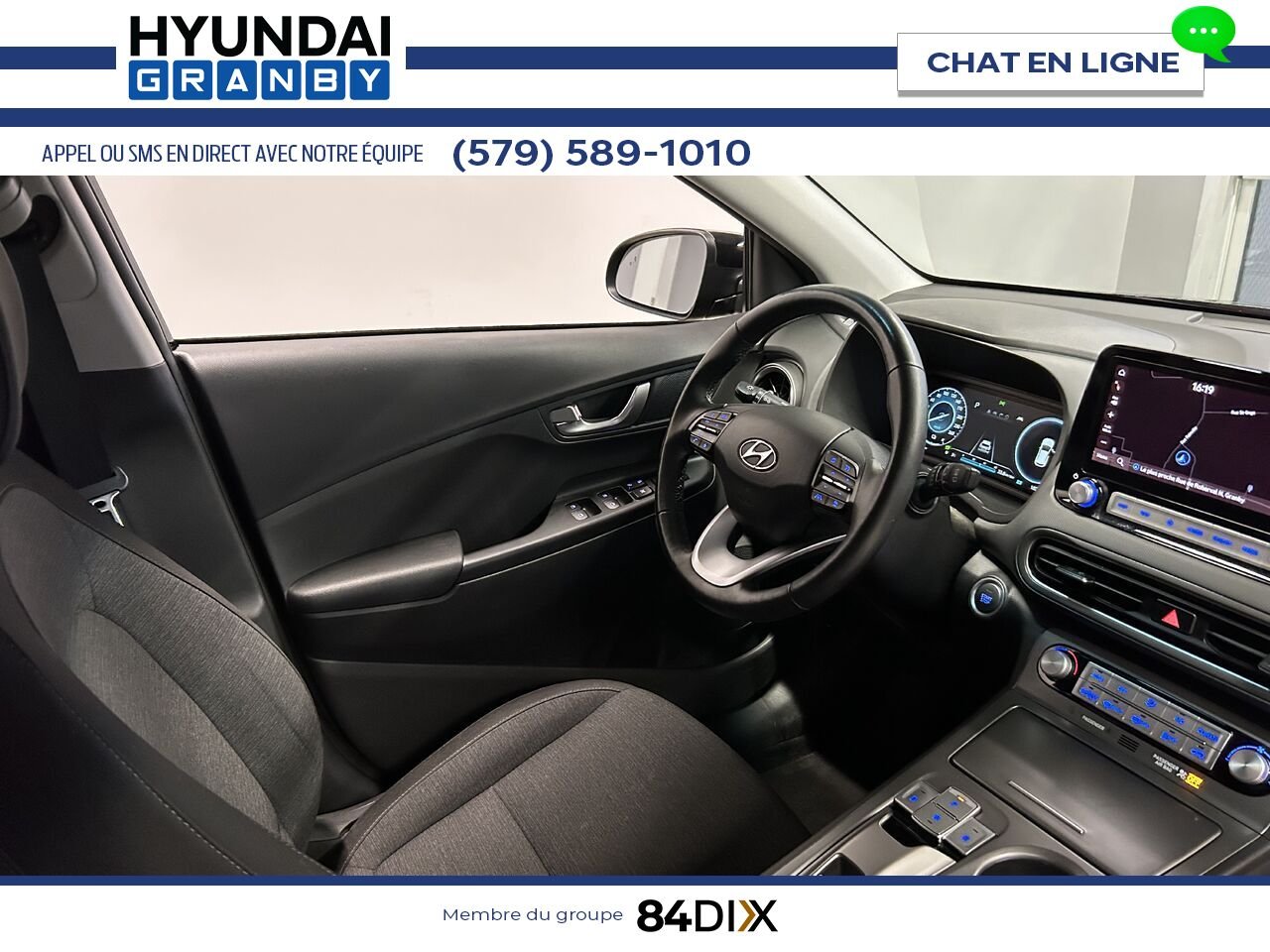 Hyundai Kona électrique 2023 Noir Granby - photo #22