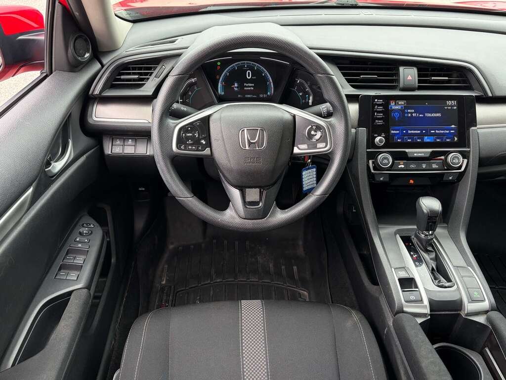 2019 Honda Civic LX Red Gatineau - photo #10