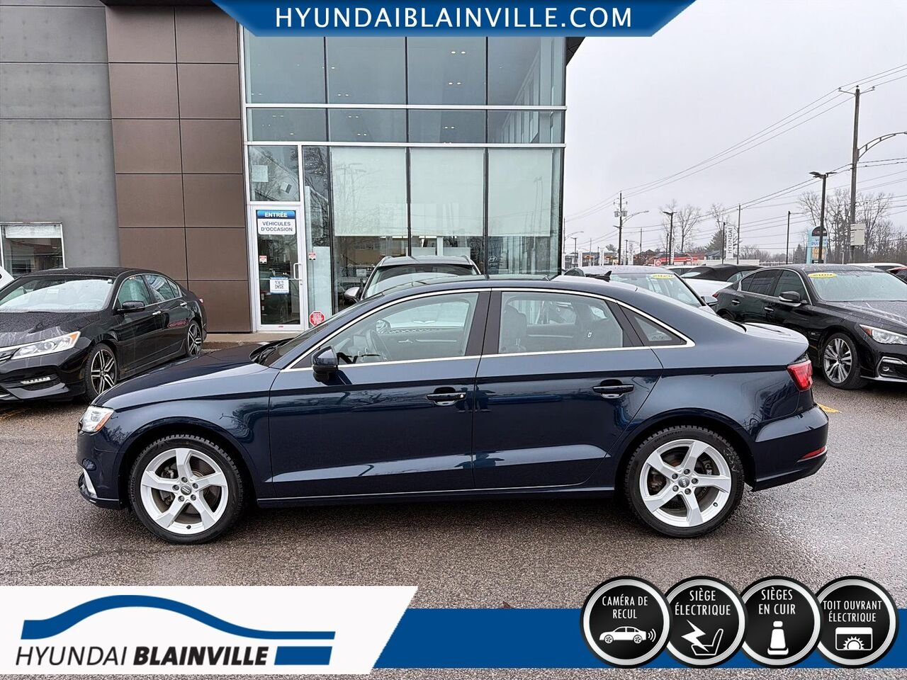 Audi A3 berline 2019 Bleu Blainville - photo #6