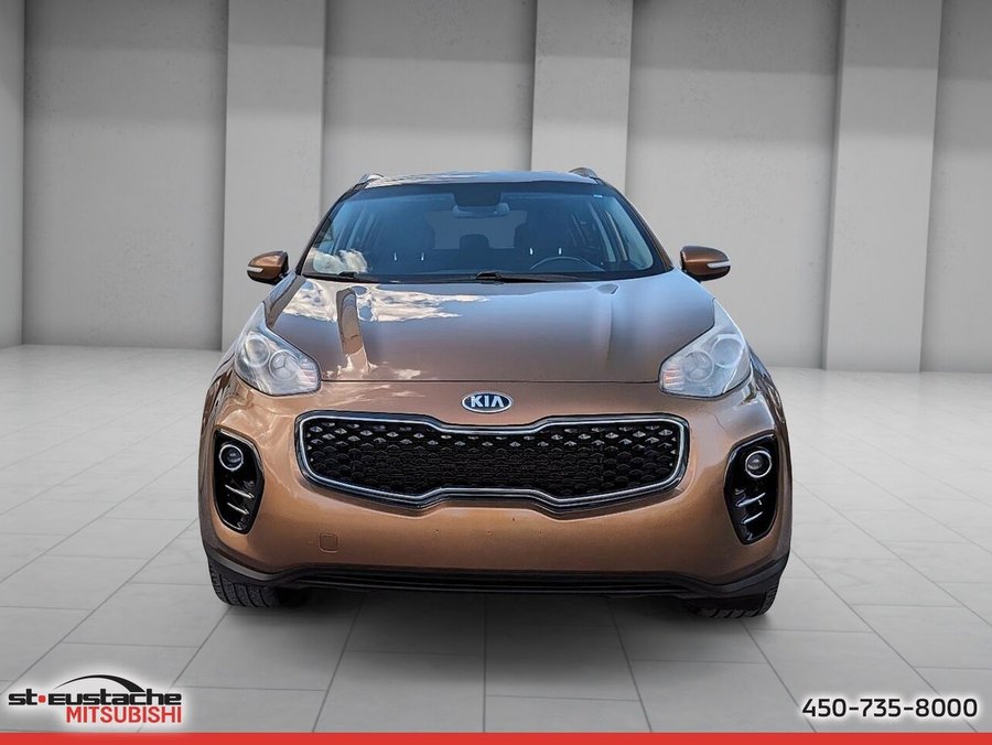 2017 Kia Sportage EX Tech avec Brun foncé 4 portes TI-sièges chauffants-caméra de recul Brown