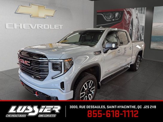 GMC Sierra 1500 AT4 cabine multiplace 4RM 157 po 2025 Gris