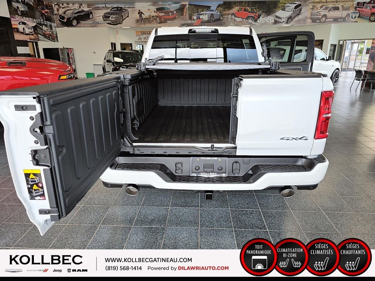RAM 1500 Tungsten cabine d'équipe 4x4 caisse de 5 pi 7 po 2026 Triple couche nacrée ivoire Ottawa & Gatineau - photo #34