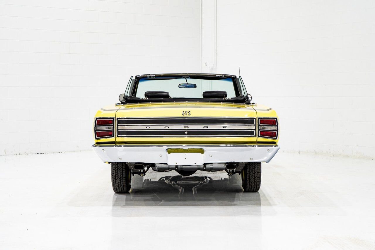 1968 Dodge Dart *PRIX EN USD* GTS Conv Matching #s 340 cu in With Original Built Sheet Yellow Montreal - photo #89