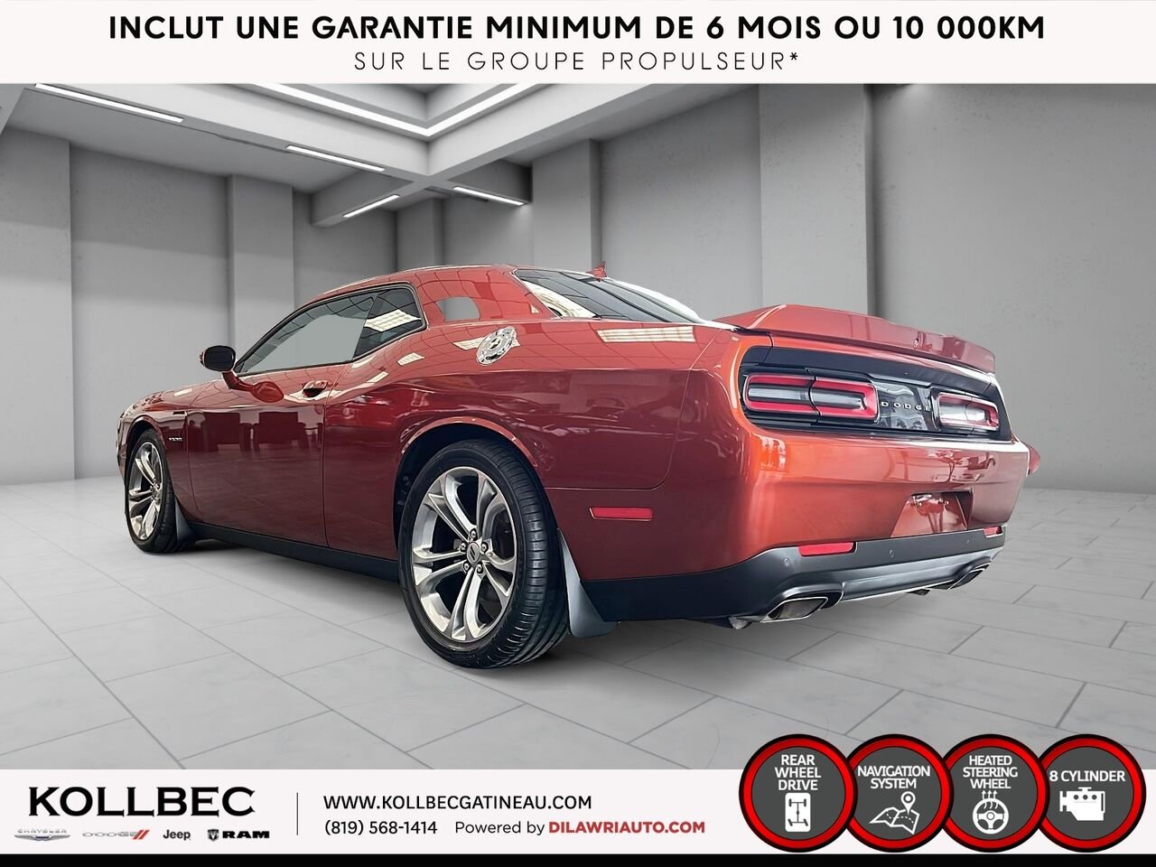 DODGE CHALLENGER R/T 2021 Orange Ottawa & Gatineau - photo #17