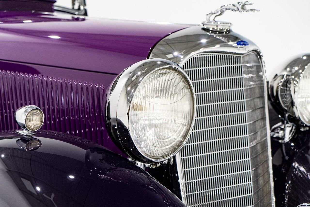 1933 Lincoln KB Victoria Coupe One Of 18 Built, And The Only Known Surviving **PRICE IN USD** Purple Montreal - photo #38