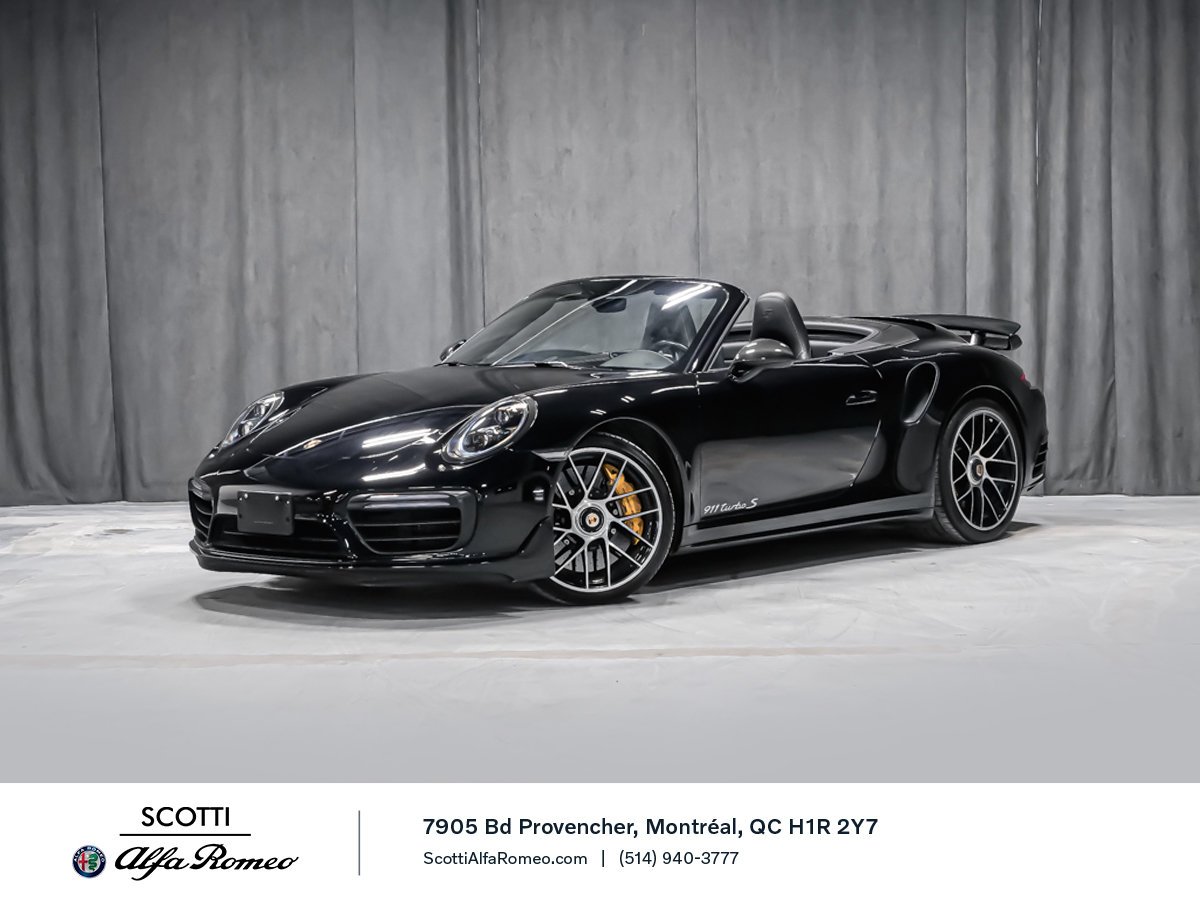 2017 Porsche 911 TURBO S Black Montreal - photo #0