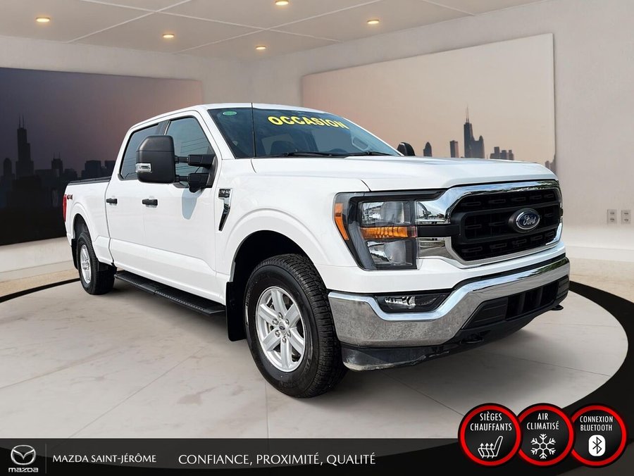 Ford F-150 XLT SUPERCREW | 4X4 | GROUPE REMORQUAGE | 3.5L ECOBOOST | 2023 Blanc