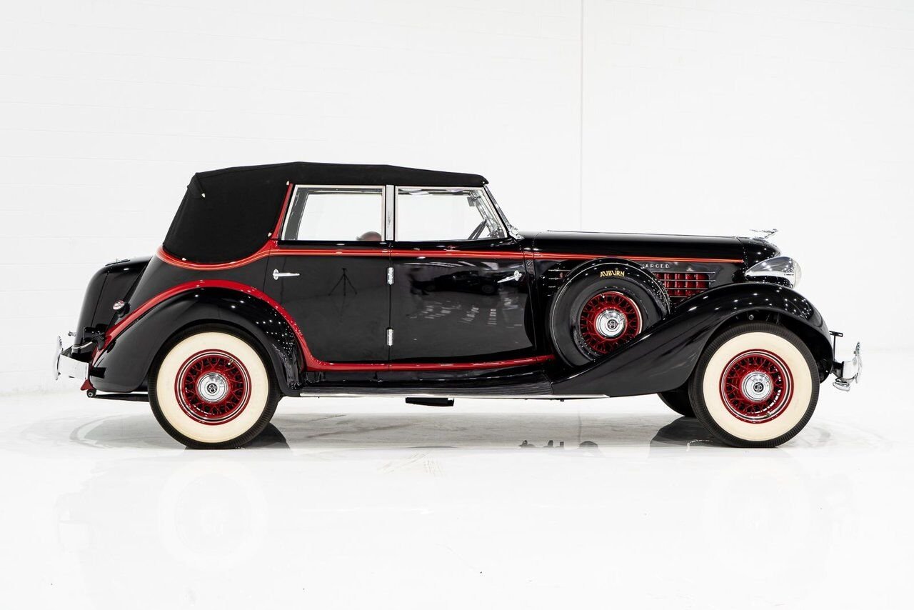 Auburn 851 Supercharge Phaeton **PRIX EN USD** 1935 Noir Montréal - photo #53
