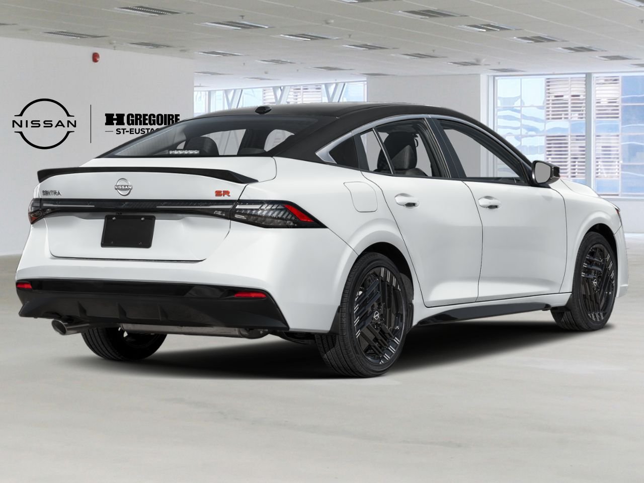 2026 Nissan Sentra Aspen White TriCoat/Super Black Saint-Eustache - photo #1
