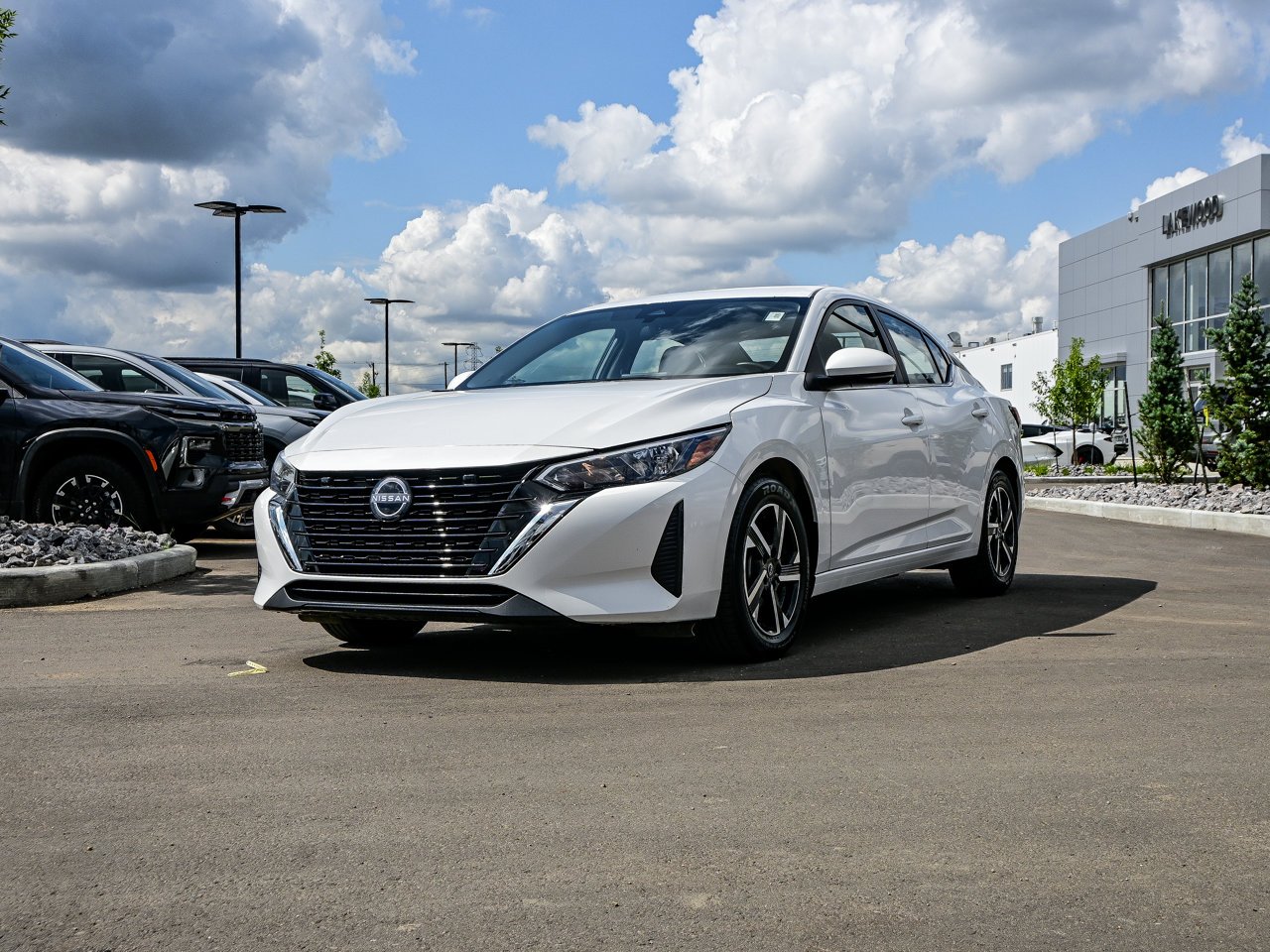 2024 Nissan Sentra SV CVT White Sherwood Park - photo #3