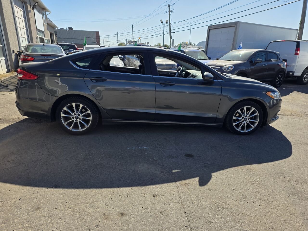 2017 Ford fusion Grey  - photo #5