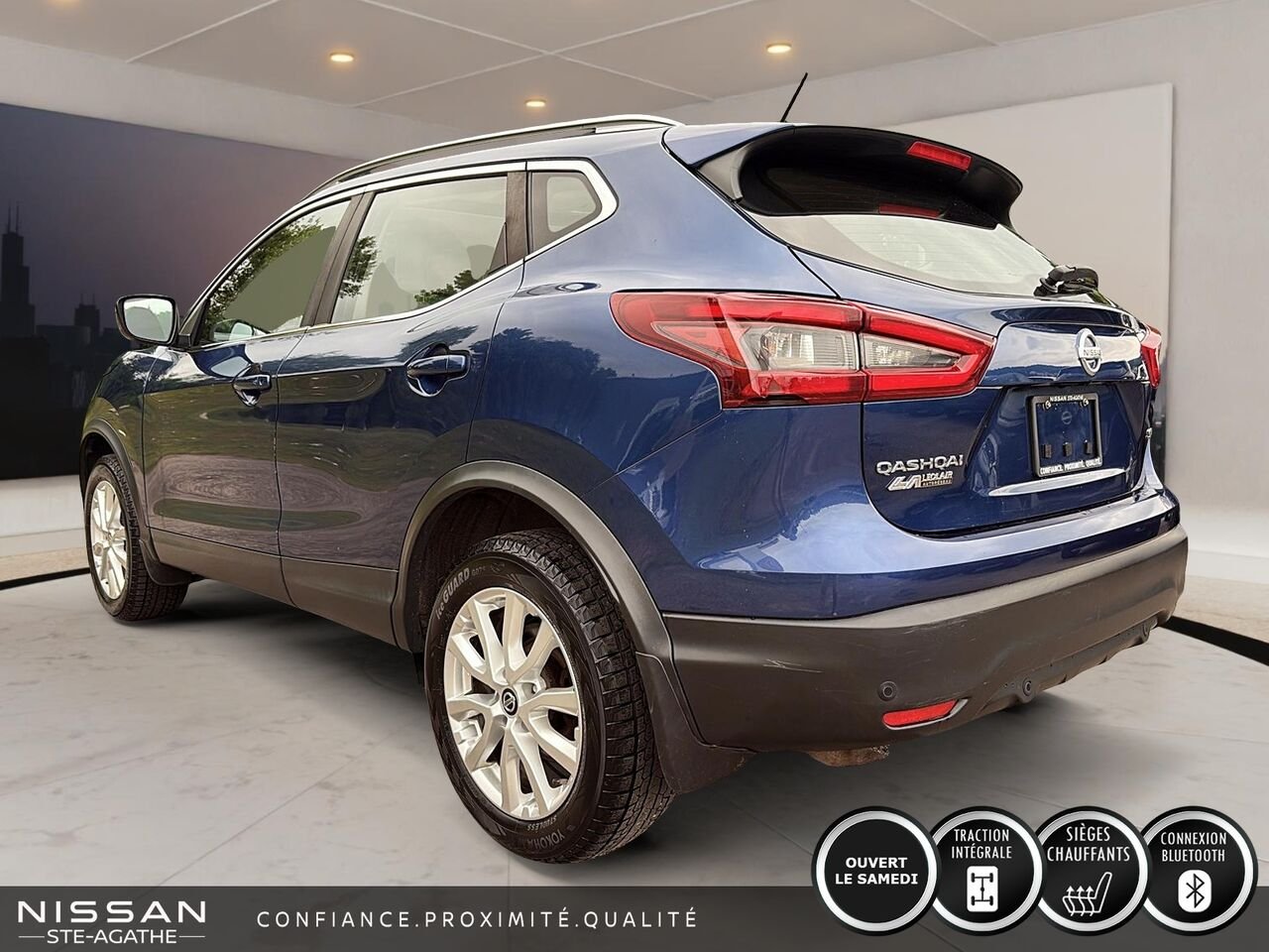 2021 Nissan Qashqai SV TA CVT Blue Saint-Jérôme - photo #4