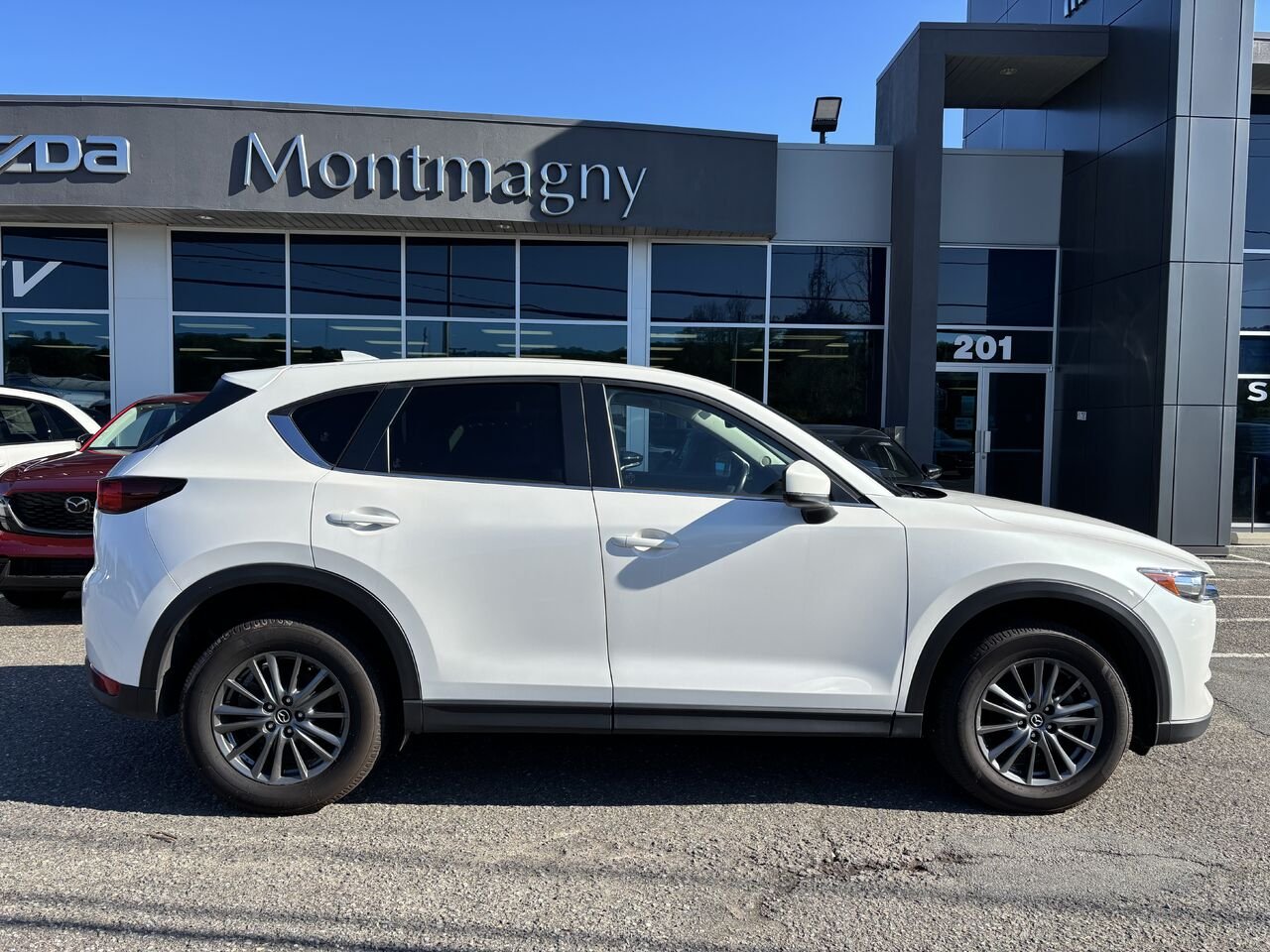 2021 Mazda CX-5 GS TI White Montmagny - photo #3