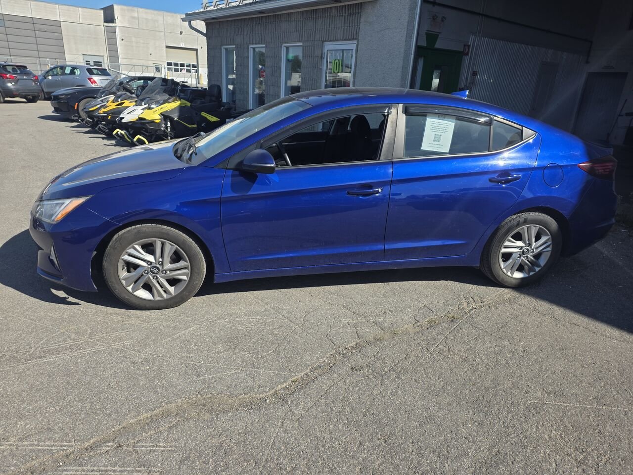2019 hyundai elantra Blue  - photo #2