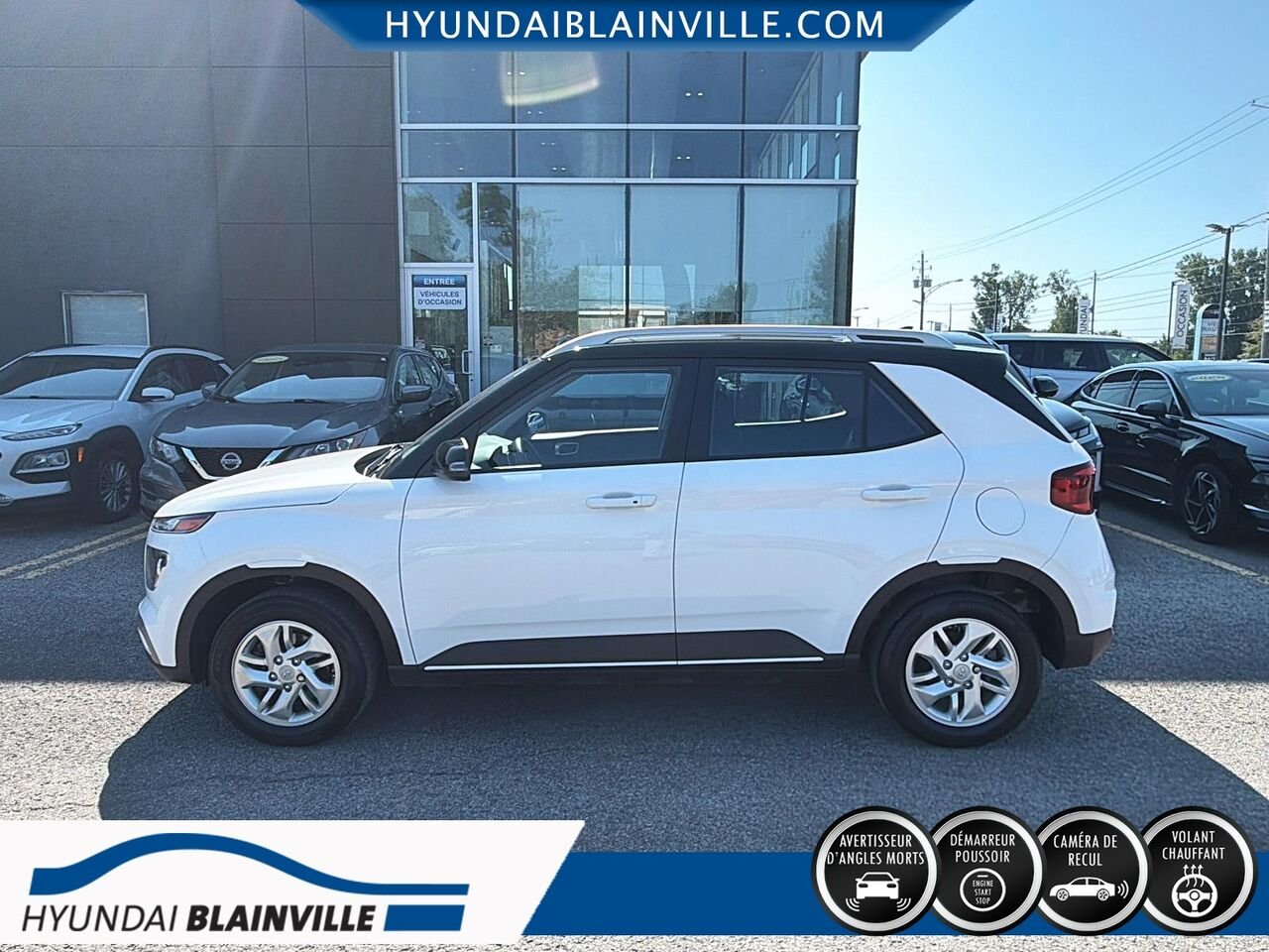 Hyundai Venue 2022 Blanc Blainville - photo #6