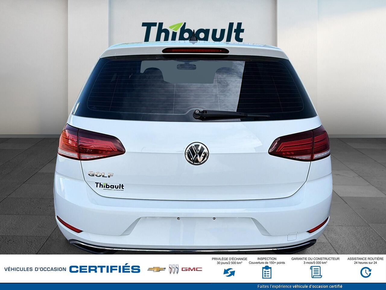 2021 Volkswagen Golf Comfortline 5 portes avec boîte manuelle White Montmagny - photo #2