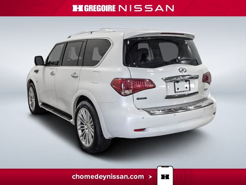 Infiniti QX80 CS6950 | Cuir * Toit * GPS * 7 Places 2017 Blanc Laval - photo #5