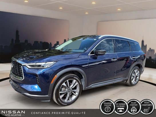 2024 INFINITI QX60 LUXE|TOIT| CUIR| CARPLAY Blue