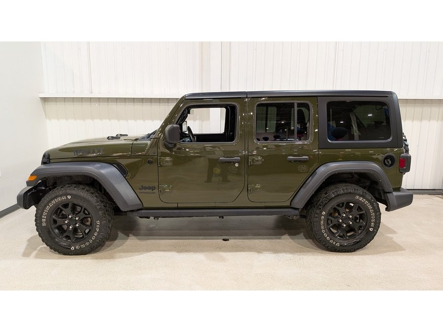 Jeep Wrangler Unlimited Willys 4x4 2022 Vert