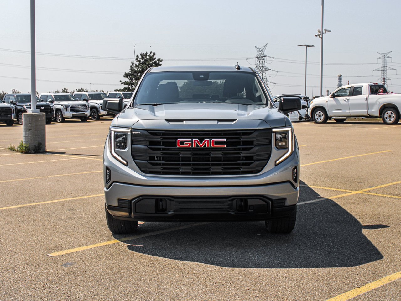 2024 GMC Sierra 1500 4WD Crew Cab 147 Pro Grey Sherwood Park - photo #2