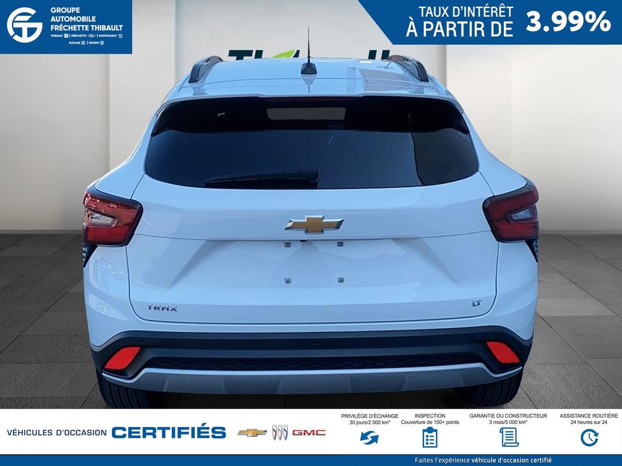 CHEVROLET TRAX Traction avant 4 portes LT 2025 Blanc Montmagny - photo #2