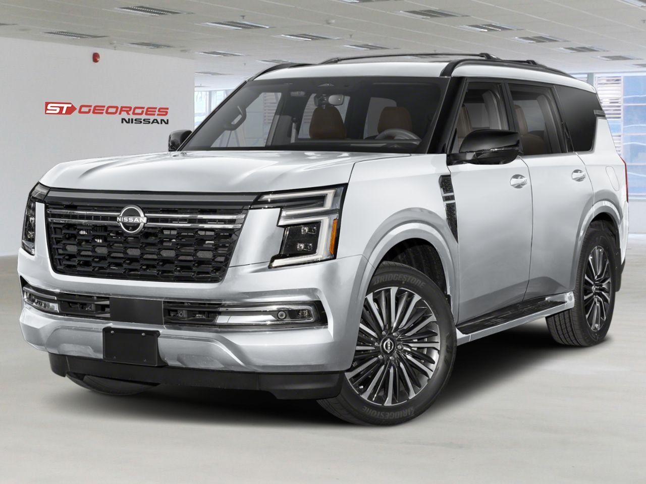 2026 NISSAN Armada Everest White Pearl Tricoat Saint-Georges - photo #0