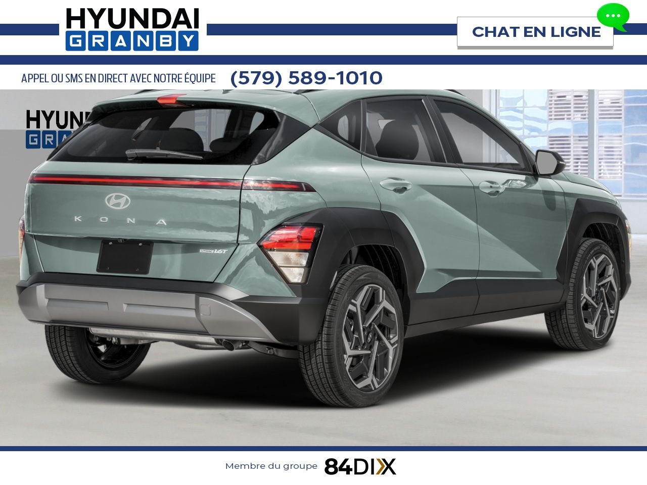 HYUNDAI Kona 2026 Vert mirage Granby - photo #2