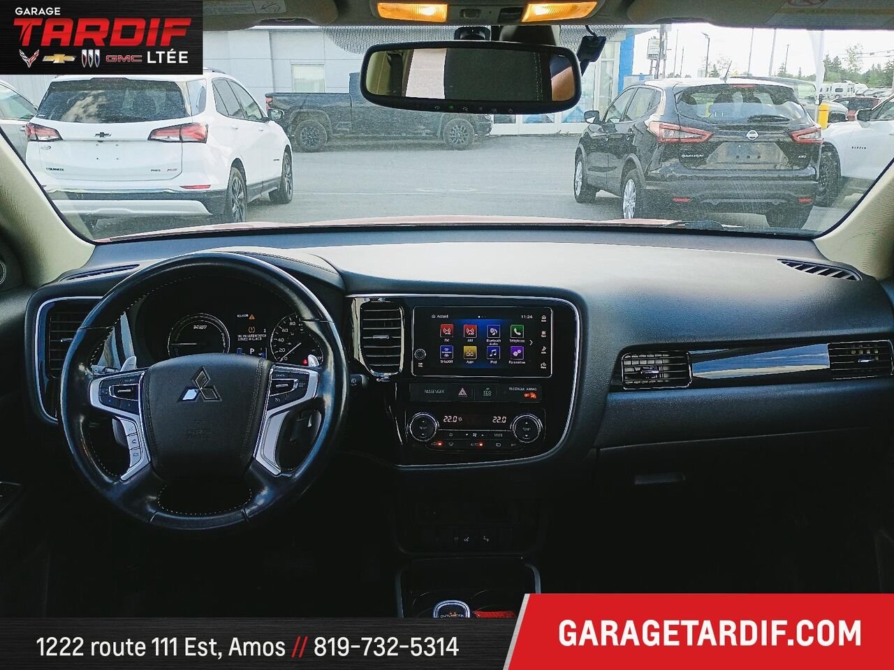 Mitsubishi Outlander PHEV 10620C 2018 Rouge Amos - photo #13