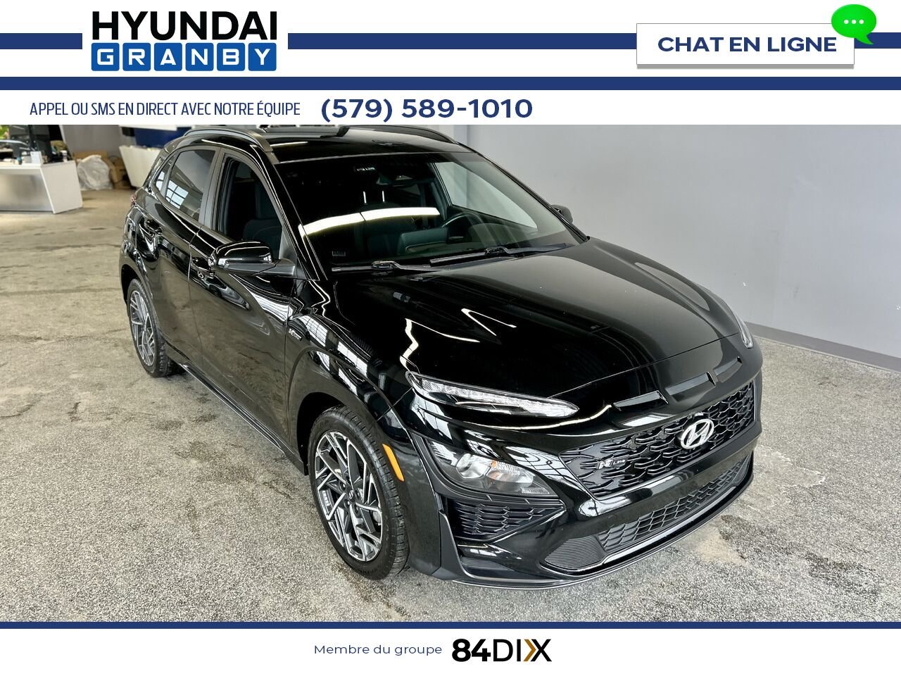 2022 Hyundai Kona Black Granby - photo #1