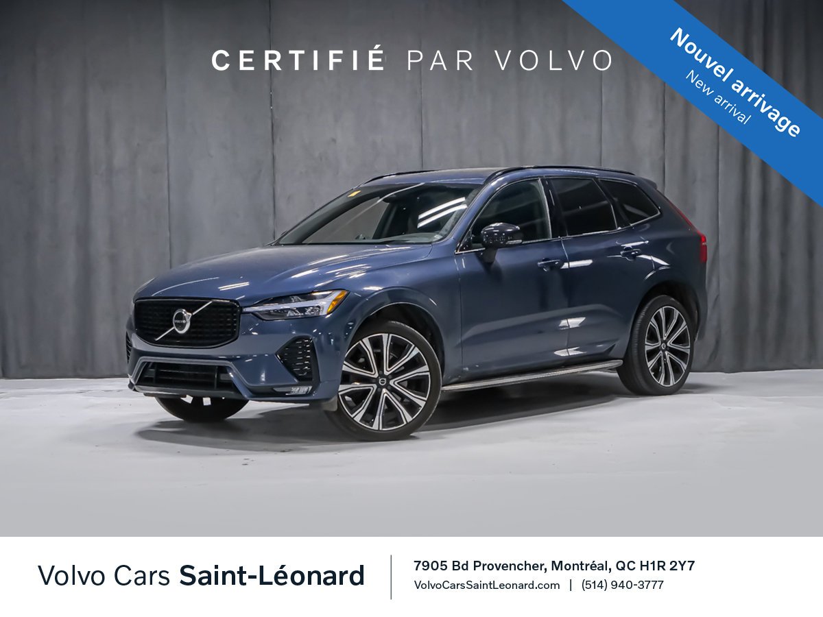 2022 Volvo XC60 B6 R DESIGN ADVANCED CLIMATE Blue Montreal - photo #0