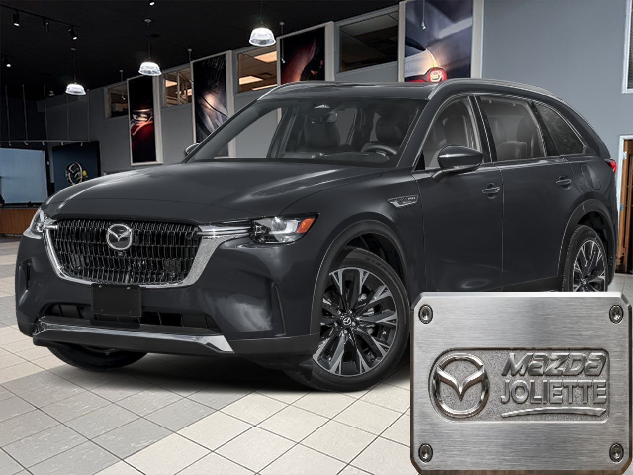 MAZDA CX-90 hybride rechargeable 2026 Noir de jais mica Notre-Dame-des-Prairies - photo #0