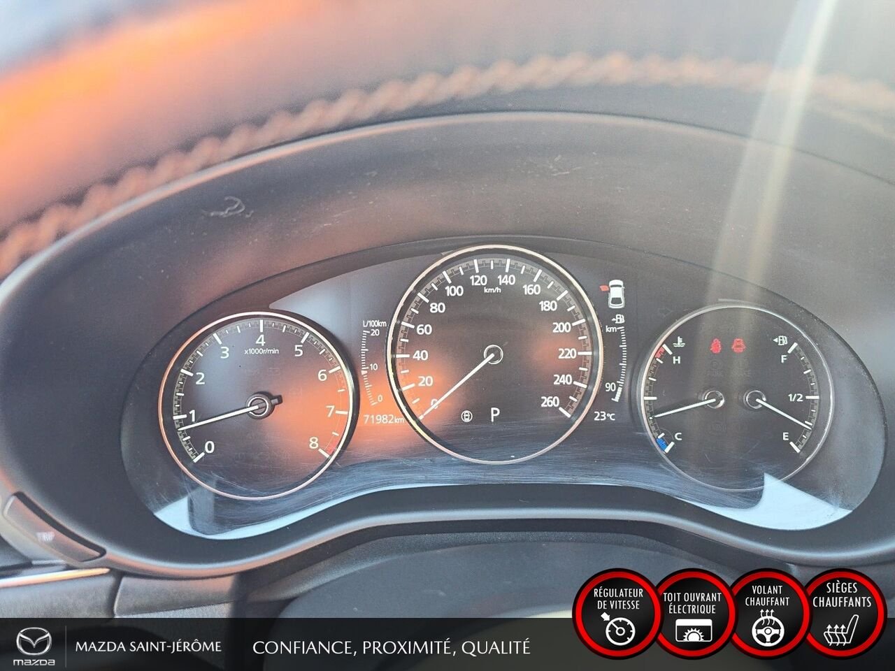 Mazda Mazda3 Sport GT | TOIT OUVRANT | CUIR | AUTOMATIQUE 2020 Gris Saint-Jérôme - photo #16