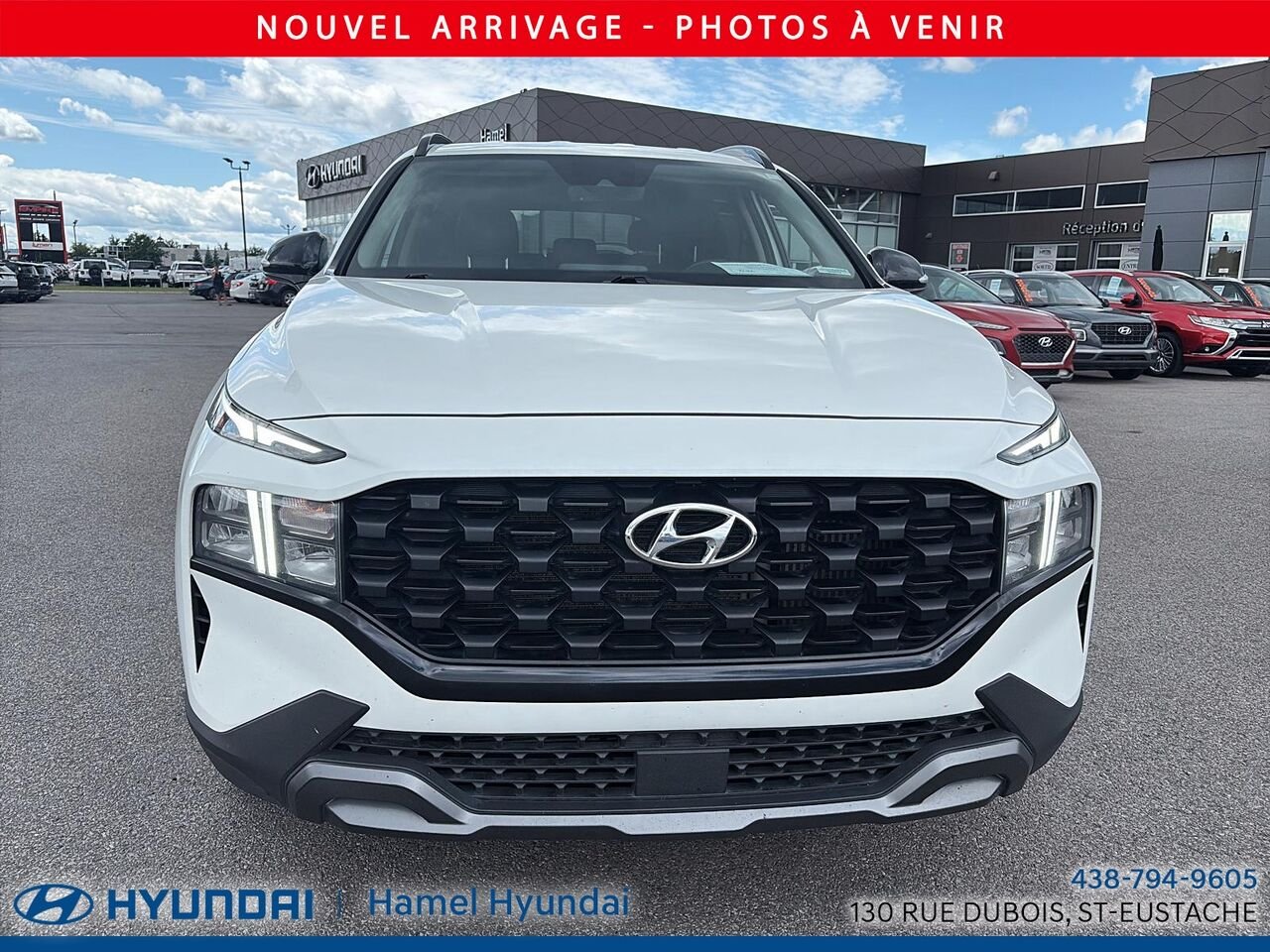 2022 Hyundai Santa Fe White Saint-Eustache - photo #2