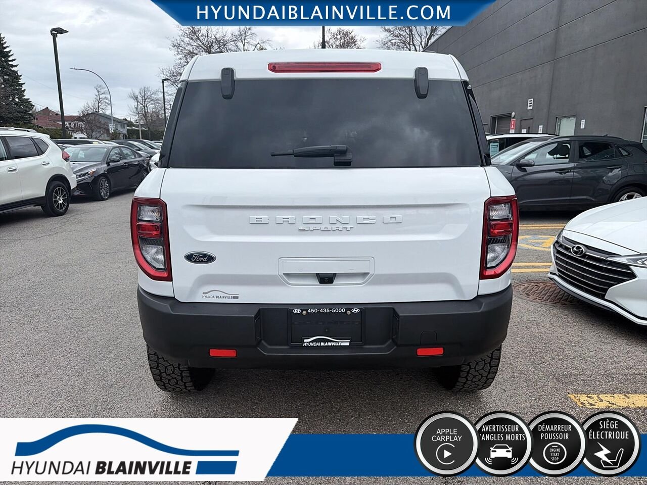 Ford Bronco Sport 2023 Blanc Blainville - photo #4