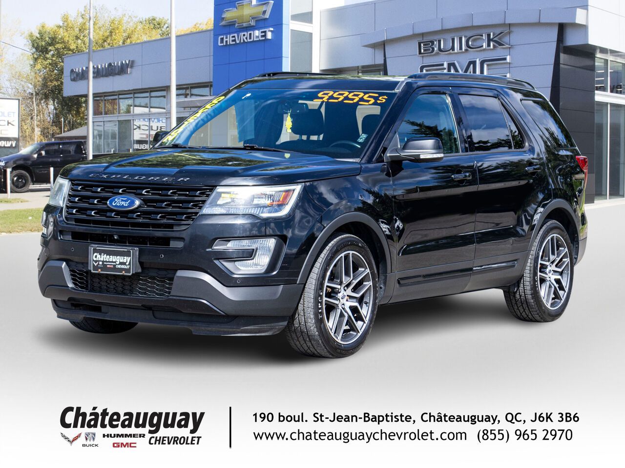 Black 2017 Ford Explorer SUV / Crossover All-Wheel Drive Automatic