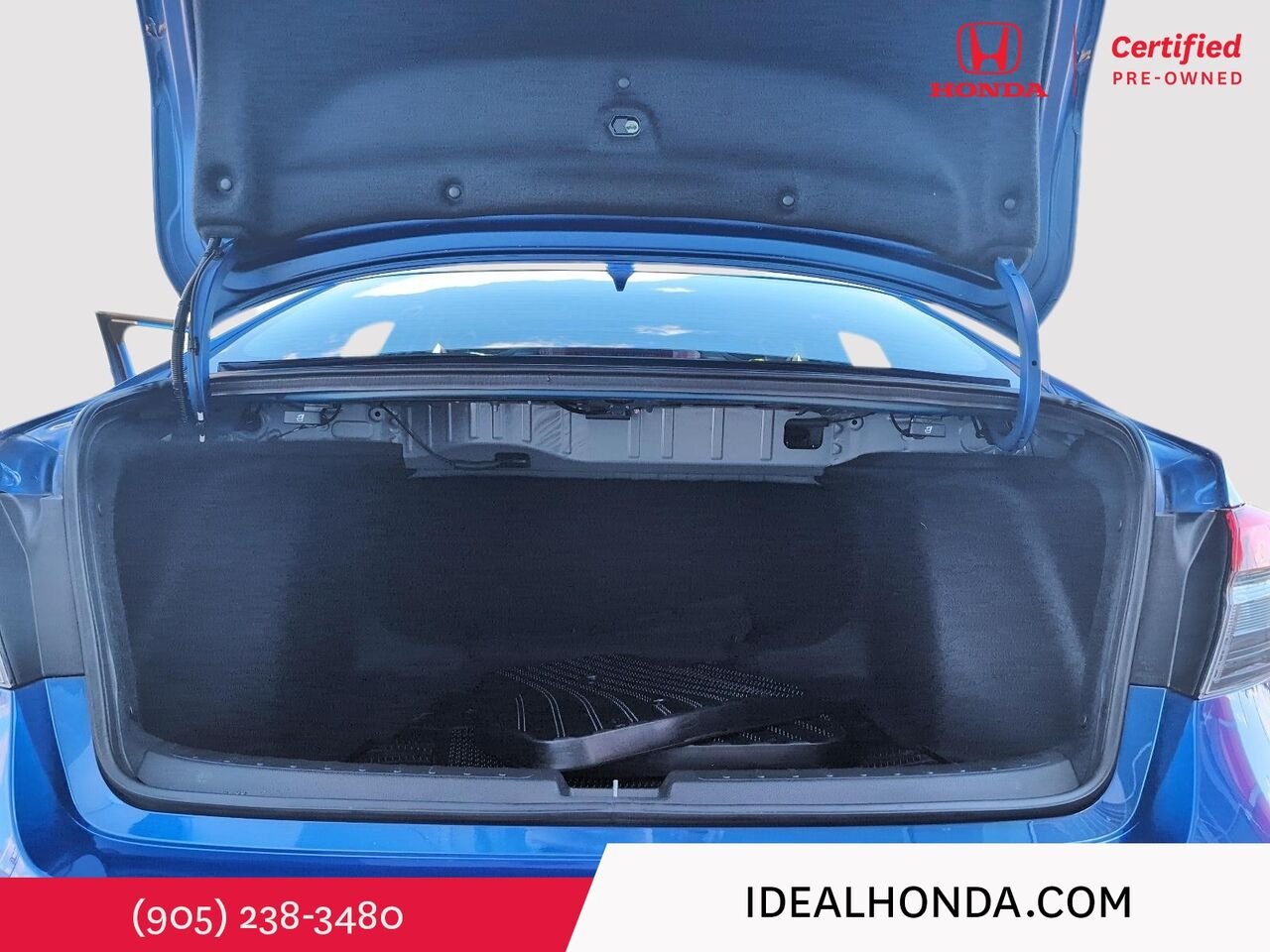 2024 Honda Civic Sedan SPORT CVT / CLEAN CARFAX Blue Mississauga - photo #21