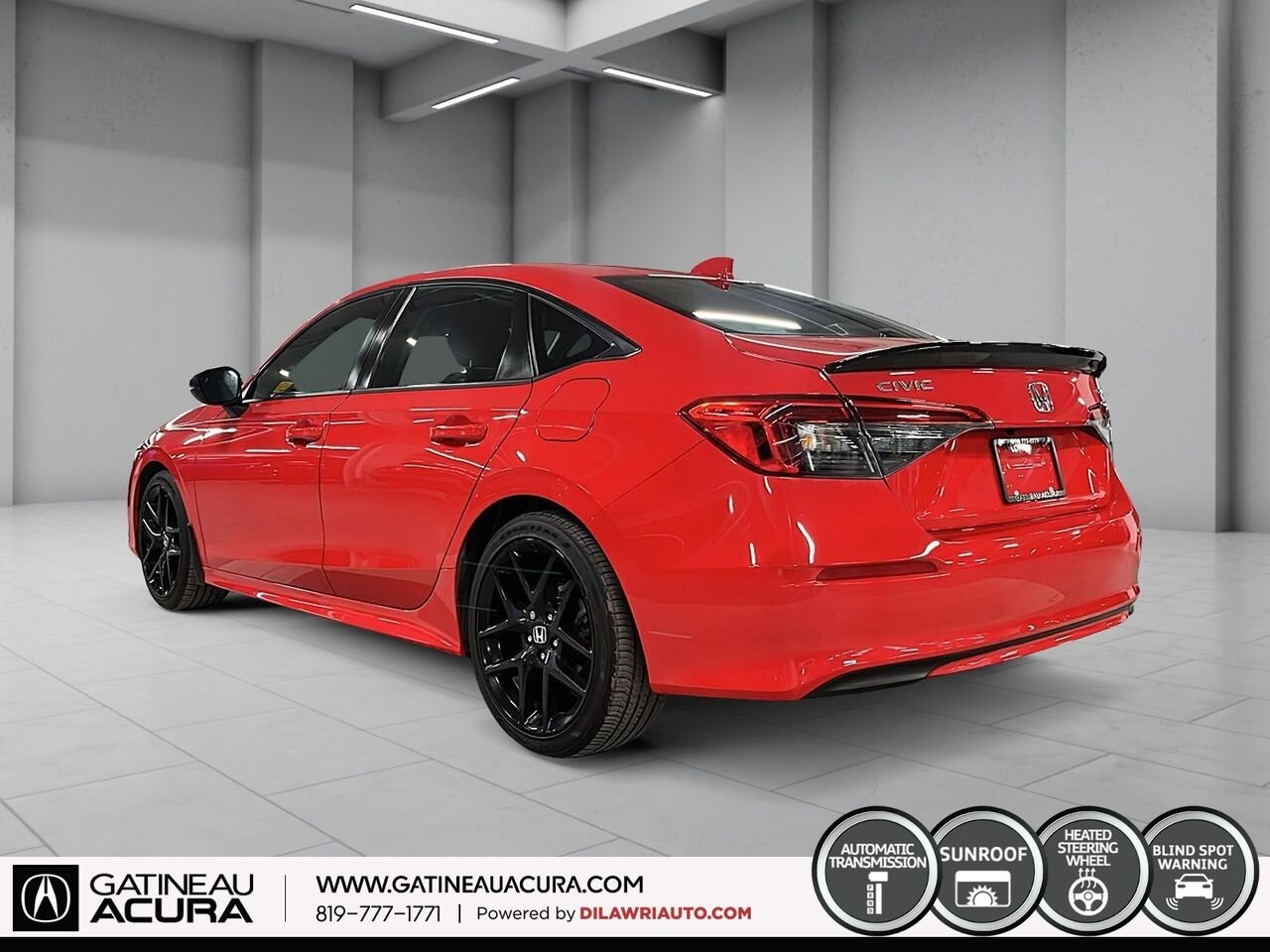 Honda Civic Sport 2022 Rouge Ottawa & Gatineau - photo #18