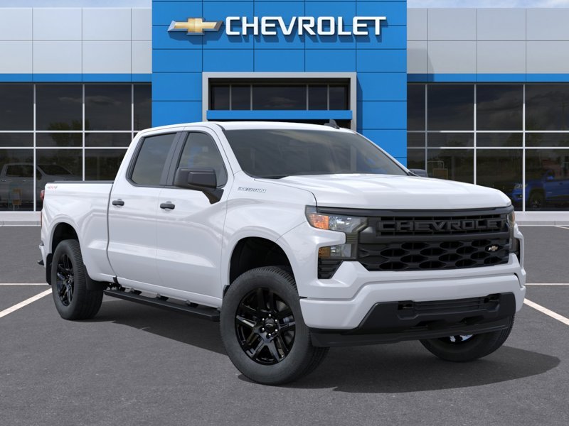 2026 CHEVROLET Silverado 1500 Custom cabine multiplace 4RM 157 po Summit White Ottawa & Gatineau - photo #6