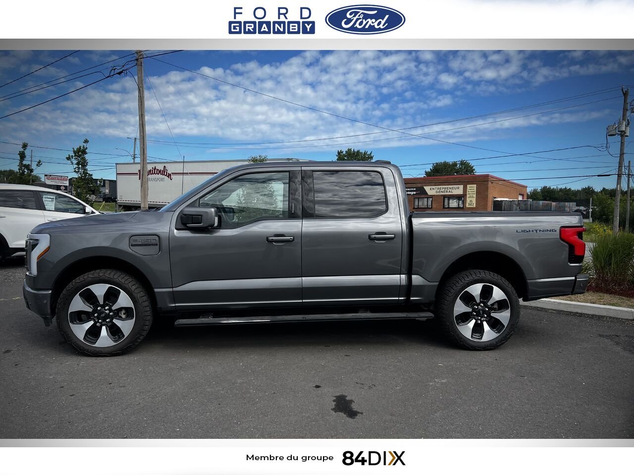 2023 Ford F-150 Lightning Grey Granby - photo #6