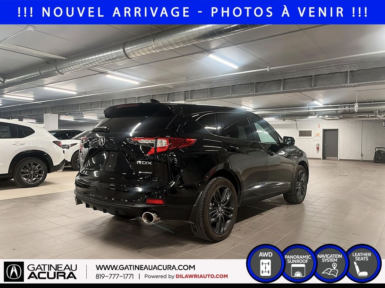 Acura RDX A-Spec SH-AWD 2022 Noir Ottawa & Gatineau - photo #4