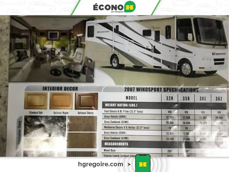 Ford Super Duty F-550 Motorhome 2007 Blanc Blainville - photo #20